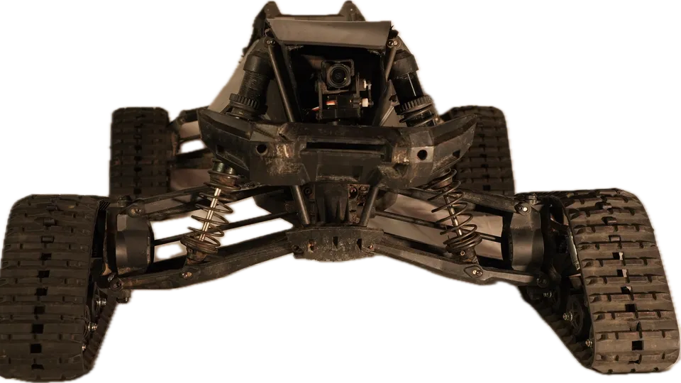Le rover Band-e en configuration chenilles